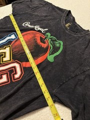CROWN ROYAL JFG T-SHIRT LARGE Joe Freshgoods Black Acid Washed Rare