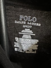 Polo Ralph Lauren Men’s Slim Fit Black Cotton Logo T-Shirt Size S