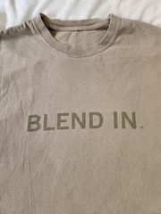 Crye Precision Blend In T-Shirt Tan MultiCam Sleeve Logo Men’s Size XL Military