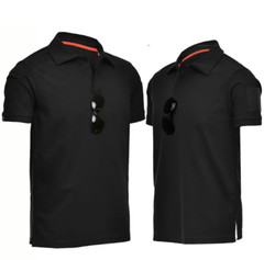 Men’s Tactical Polo T-Shirt Quick Dry Combat Short Sleeve Team Work Casual Shirt