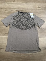 Nike Dri-FIT ADV Running Division Techknit Shirt Tan Men Size Small DQ4778-011