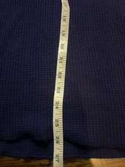 VTG Great Land Thermal Mens M Blue Polycotton Waffle-Knit Long-Sleeve Base 90s