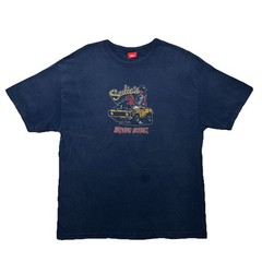 Vintage Y2K Mossimo Shirt XL Sadies Driving School Blue Faded Graphic Tee
