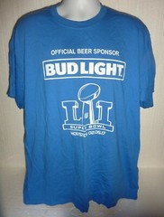 BUD LIGHT BEER Sponsor NFL Super Bowl Budweiser 2017 Patriots vs Falcons C-36