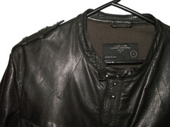 Men’s All Saints REBELL LEATHER SHIRT jacket overshirt L (ref47) £99.99!!!!!