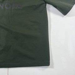 Tenore Zip Up Shirt Jacket Polo Short Sleeve Green Logo Pocket Men’s L