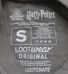 Loot Crate Unisex Adult’s Harry Potter Wizarding World T-Shirt NC3 Gray Small