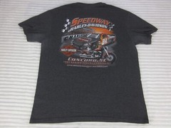 Harley-Davidson Motor Cycles 2011 (L) T-Shirt “Speedway” Concord, NC Charlotte