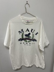 Vintage Hawaii USA Short Sleeve T Shirt White XL (Stain on shoulder)