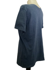 ATHLETIC WORKS Breathable Navy Blue Short Sleeve Crew Neck Pocket T-Shirt Sz M*