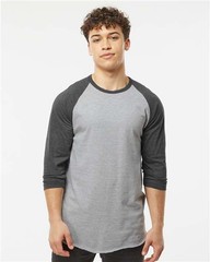 Tultex 245 Unisex Fine Jersey Raglan T-Shirt