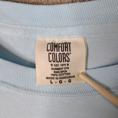 Comfort Colors Shirt Mens Large Blue Equian Symposium Kaiwah Island Long Sleeve