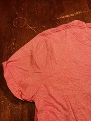 Hollister Men’s Salmon Must Have Collection Curved Hem T-shirt Size Large
