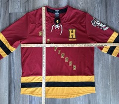 Harry Potter Gryffindor Hockey Jersey Men Large Multicolor BoxLunch Lace Up XL