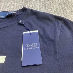 Polo Ralph Lauren Mens Custom Slim Fit RL Graphic T-Shirt Navy Blue Small NWT
