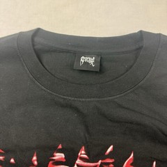 Revenge Black T Shirt Red Arch Logo Writing Size Large Men