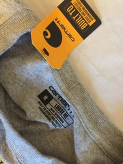 NWT Carhartt Tee T-Shirt Men M Long Sleeve Crewneck Gray K231 HGY L/S TK0231-M
