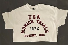 Steve Prefontaine replica T-shirt Munich Trials 1972