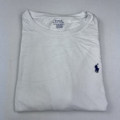 Polo Ralph Lauren Classic Fit T-Shirt Men’s Top XL White Preppy Long Sleeve Tee