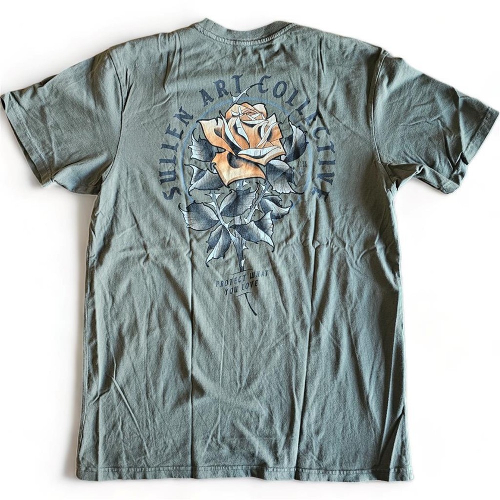 New Mens Sullen Art Collective Protect What You Love Premium Tattoo T-Shirt Tee
