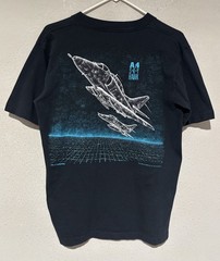 Vintage 90s BlackBird A-4 Skyhawk Plane T-Shirt Size M Double Sided FF6