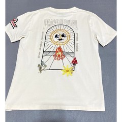 Rising Souls Creative Mind Workshop Peace Revival Graphic Tee Cream Mens Medium