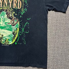 Vintage 90s 1993 Lynyrd Skynyrd World Tour T Shirt Mens Black Rock Band Large