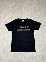 Gucci Belt Logo T-Shirt Big Logo Size S