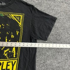 Bob Marley T-Shirt Mens Size L Black Graphic Roots Rock Reggae Portrait Cotton
