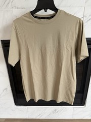 Kenneth Cole Small Moab Active Tech T-Shirt Tan Stretch $49