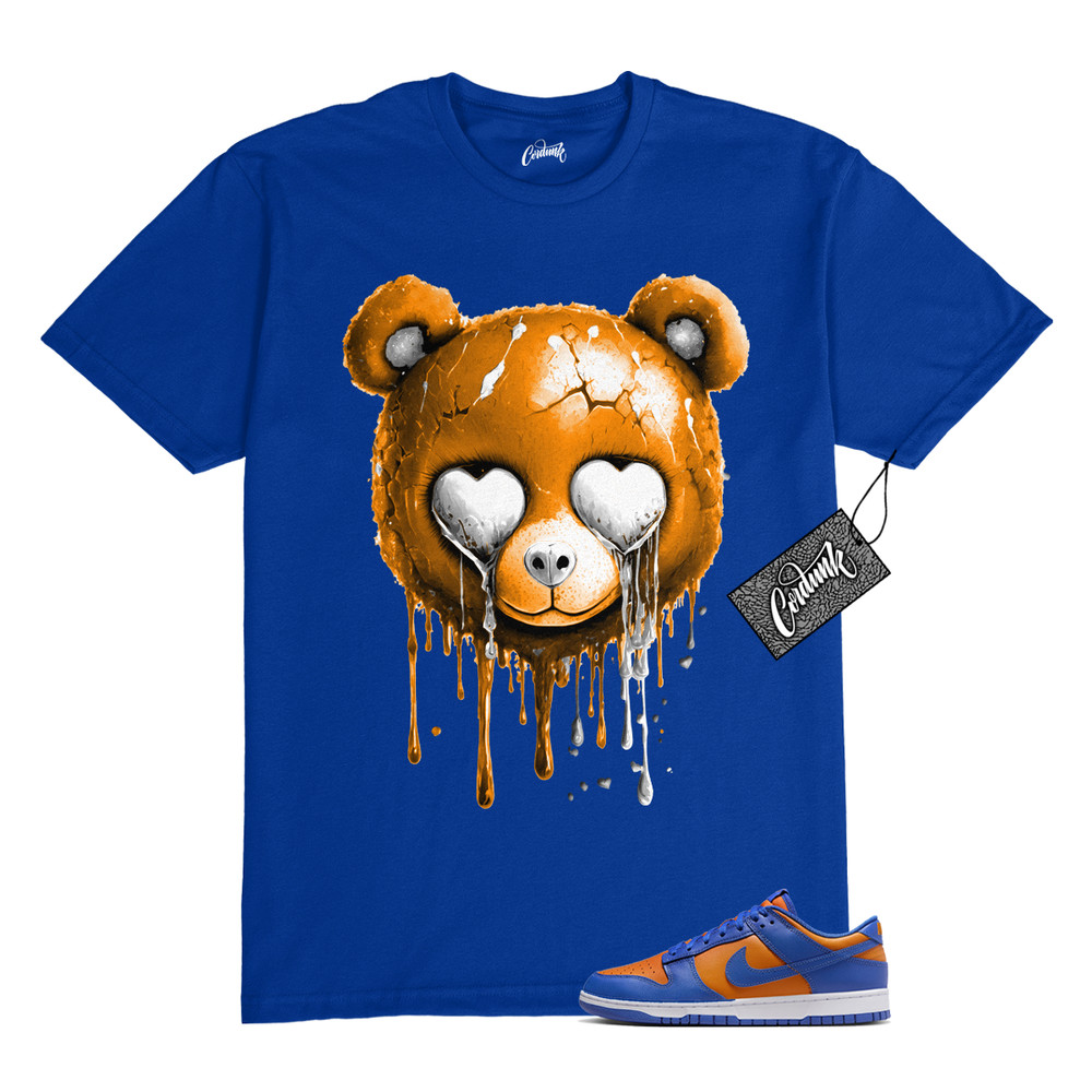 Dunk Knicks Team Royal Blue Orange Low Bright Ceramic T Shirt to Match SLB