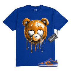 Dunk Knicks Team Royal Blue Orange Low Bright Ceramic T Shirt to Match SLB
