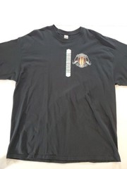 9/11 Firefighter Tribute Shirt Never Forget Bravery Honor Sacrifice Black 2XL