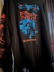 Fright Night Movie Shirt XL AOP🌙 WELCOME TO FRIGHT NIGHT🦇 Cult Horror 🏡 RARE