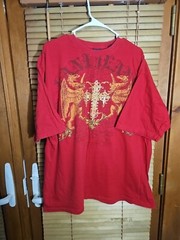 Vintage Karl Kani Gold Y2K Streetwear Hip Hop Rap Tee T Shirt XL Tupac Free Ship