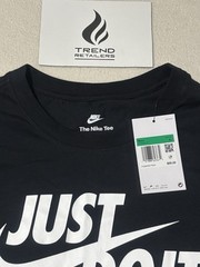 Nike Sportwear Just Do It Swoosh Graphic T-Shirt Black White Men’s XL AR5006-011