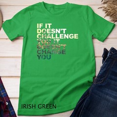 Challenge Yourself Motivational Quote Exercise Fitness Gym Unisex T-shirt