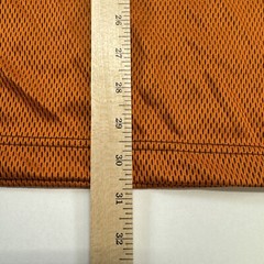 Giorgio Danieli Made In Italy Orange Mens Large Short Sleeve Mesh Shirt Jersey