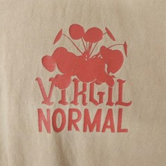 Virgil Normal T Shirt Mens Size XL Beige Plants Plants Plants Made In USA