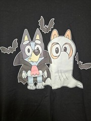 Bluey And Bingo Funny Halloween Spooky Season-Unisex T-Shirt heavy cotton XL