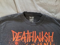Deathwish Skateboards Spitfire Collab Shirt Mens Medium Black Rasta Graffiti