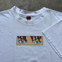 Vintage 90s Hook-Ups Brand Anime 5-10 Skate Shop Tee Size L