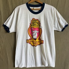 Vintage 70s Thompson Cigar Tampa FL Smokers Make Better Lovers Ringer T Shirt