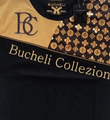 Men’s Bucheli T Shirt,Soft Cotton,Stretch,Italian Style M……B1.B