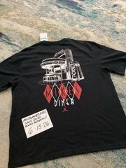 NWT Nike Air Jordan Mike’s Diner Black White & Red T-Shirt Men’s Sz XL FREE SHIP