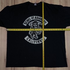 Sons of Anarchy California Black t-shirt tee Men’s Size XL Faded & Distressed