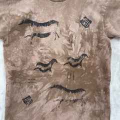 Primitives Andrea Bragg Vintage Adult M Southwestern Horses Tie Dye Graphic Tee