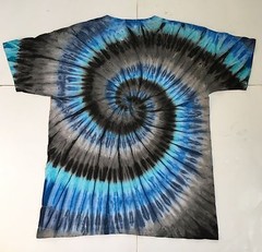 *New* 2XL – Sm Handmade Tie Dye, Electric Graphite, Crew or V-Neck