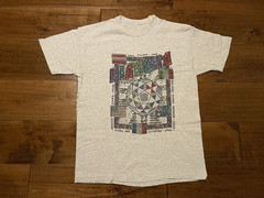 Vintage Diadora Soccer Single Stitch Gray S/S Tee T-Shirt – Adult XLarge