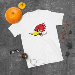 VINTAGE WILD WOODPECKER HOT ROD T-SHIRT – 60’S CARS CUSTOM HOT RODS